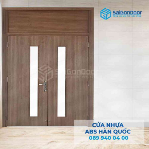 Cửa Nhựa ABS Han Quoc 2 canh